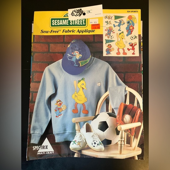 Sesame Street Characters No Sew Appliqués - Picture 2 of 5